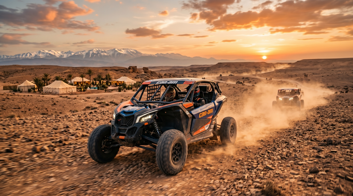 Excursión en buggy Can-Am Maverick X3 en el desierto de Agafay, Marrakech