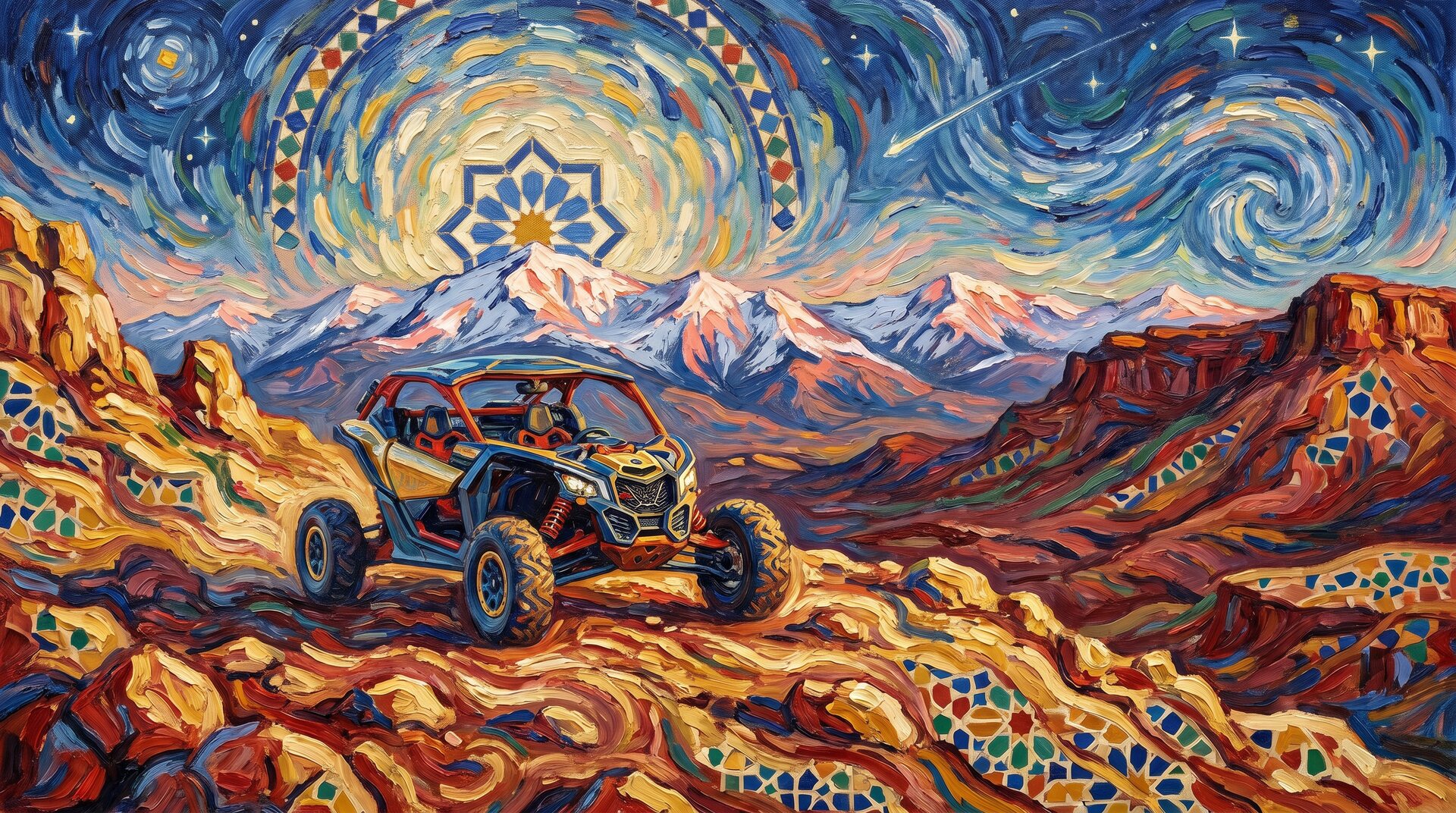 Buggy al atardecer
