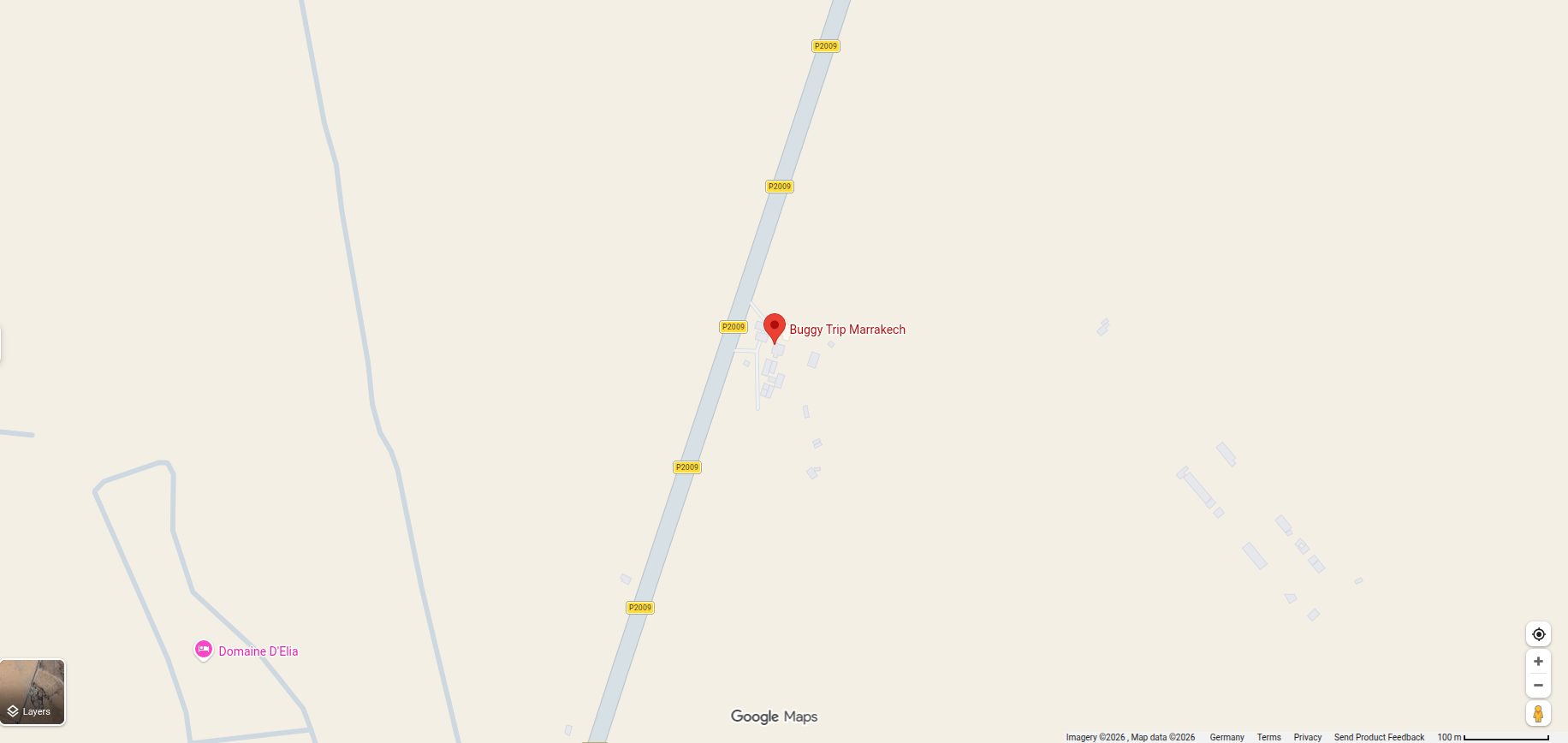 Map preview — Station Afriquia, Km 16 route d'Amizmiz, Marrakech 40000