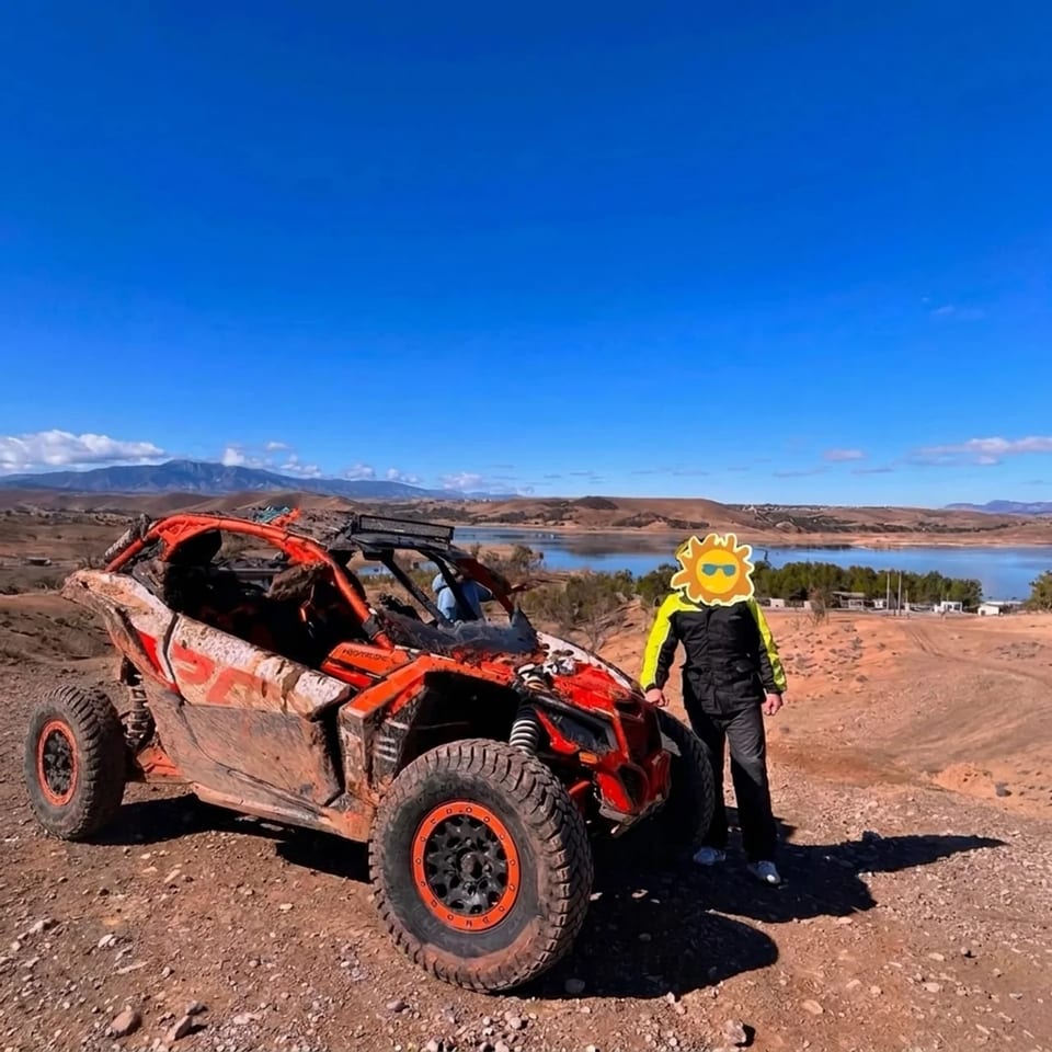 Photo client — Maverick X3 couvert de boue après la sortie